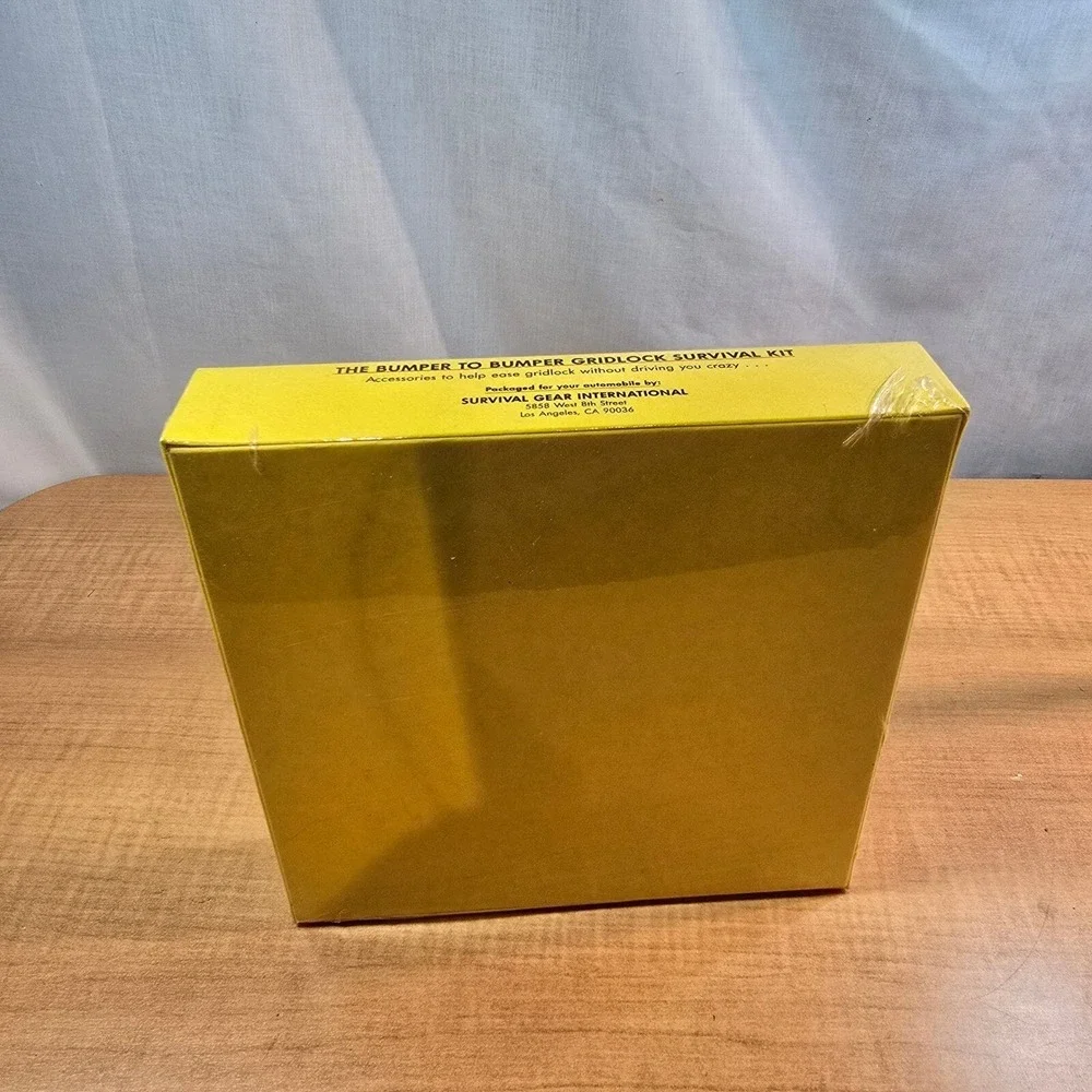 Bumper to‎ Bumper GRIDLOCK survival kit - Vintage WHITE ELEPHANT GIFT